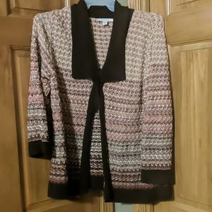 Women's JM Collection XL Striped Sweater